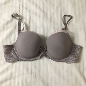 Victoria’s Secret Angels Gray Lace Bra Lingerie